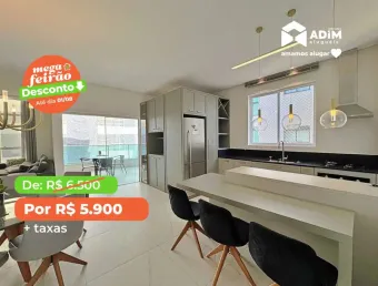 Apartamento para aluguel, 3 quartos, 3 suítes, 2 vagas, Meia Praia - Itapema/SC