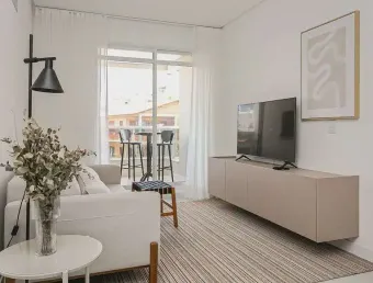 Apartamento de 1 quarto 100% mobilado ao lado da praia