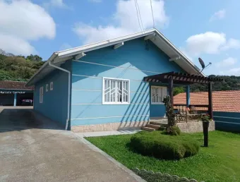 Casa para venda em são bento do sul, rio negro, 3 dormitórios, 1 suíte, 3 banheiros, 2 vagas