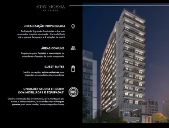 Apartamento com 1 quarto à venda em Moema, São Paulo 