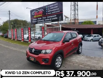  KWID 1.0 ZEN   ANO 2018  COMPLETO  STEP ZERADO  MANUAL E CHAVE RESERVA  KM 119.800  LICENCIADO 2025