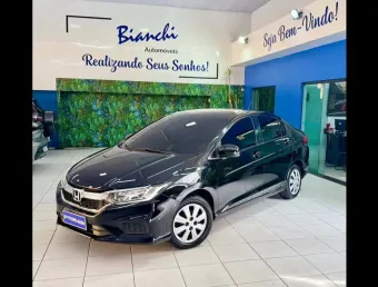 Honda City Sedan Personal 1.5 Flex 16V Aut.  - Preta - 2019/2019
