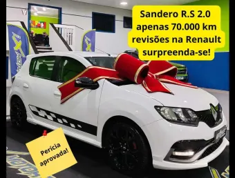 Sandero modelo R.S 2.0 2019,revisões na concessionária,placa B,periciado,novíssimo!
