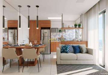 Apartamento com 2 dormitórios à venda, 46 m² por r$ 399.000,00 - capão raso - curitiba/pr
