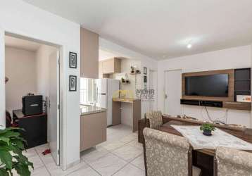 Apartamento com 2 dormitórios à venda, 43 m² por r$ 175.000 - guaraituba - colombo/pr