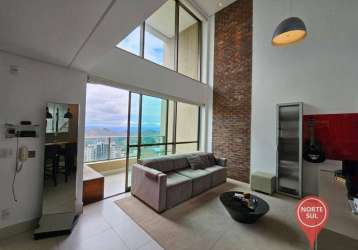 Apartamento duplex, 118 m² - venda por r$ 2.200.000,00 ou aluguel por r$ 19.420,00/mês - vila da serra - nova lima/mg