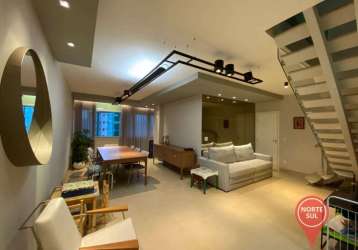 Cobertura semi-mobiliada com 4 dormitórios à venda, 246 m² por r$ 1.900.000 - buritis - belo horizonte/mg