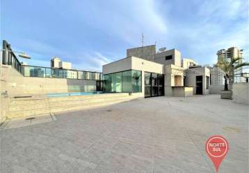Cobertura semi-mobiliada com 4 dormitórios à venda, 350 m² por r$ 5.000.000 - belvedere - belo horizonte/mg