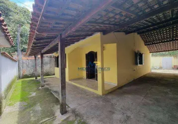 Casa com 2 dormitórios à venda, 80 m² por r$ 225.000,00 - aldeia da prata (manilha) - itaboraí/rj