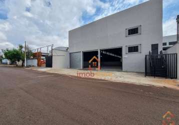 Barracão para alugar, 1384 m² - indústrias leves - londrina/pr