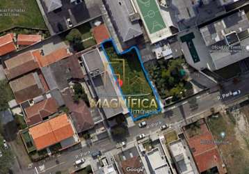 Terreno à venda na rua pará, 1646, água verde, curitiba, 510 m2 por r$ 1.200.000