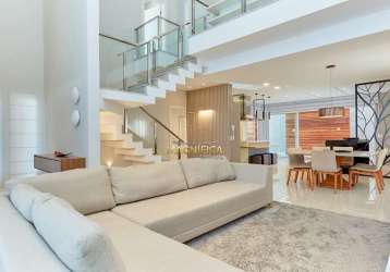 Casa em condomínio fechado com 3 quartos à venda na rua augusto zibarth, 1245, uberaba, curitiba, 255 m2 por r$ 2.800.000