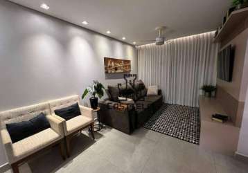 Apartamento, 80 m² - venda por r$ 495.000 ou aluguel por r$ 4.900/mês - gleba palhano - londrina/pr