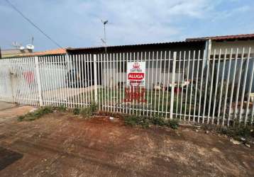 Casa para alugar, 140 m² por r$ 1.250/mês - jatobá - londrina/pr