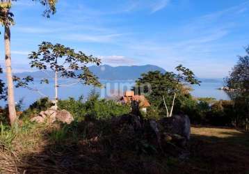 Terreno à venda com 894 m² - escritura pública e vista mar perene - tapera - florianópolis/sc