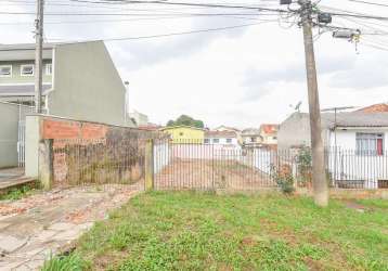 Terreno à venda na rua aleixo bettega, 753, lindóia, curitiba, 408 m2 por r$ 500.000