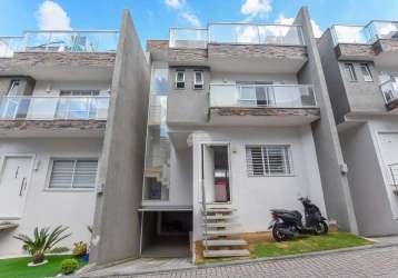 Casa em condomínio fechado com 3 quartos à venda na avenida senador salgado filho, 4680, uberaba, curitiba, 174 m2 por r$ 895.000