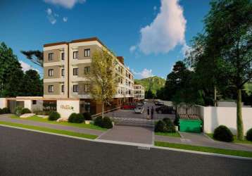 Apartamento com 2 quartos à venda na avenida jacob macanhan, 2544, alto tarumã, pinhais, 55 m2 por r$ 342.353