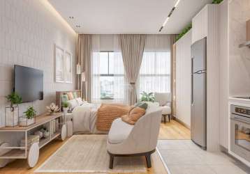Apartamento com 1 quarto à venda na rua professor luiz césar, 811, água verde, curitiba, 39 m2 por r$ 380.700