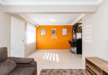 Casa em condomínio fechado com 3 quartos à venda na rua edenir correia, 08, santa cândida, curitiba, 101 m2 por r$ 500.000
