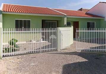Casa em condomínio fechado com 3 quartos à venda na avenida brasília, 670, jardim esmeralda, piraquara, 63 m2 por r$ 239.000