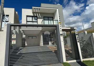 Casa com 3 quartos à venda na rua pioneiro orlando sambugaro, 304, fraron, pato branco, 134 m2 por r$ 620.000
