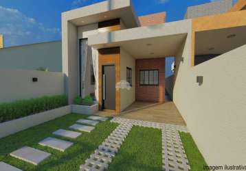 Casa com 3 quartos à venda na rua olivo zanella, 00, fraron, pato branco, 107 m2 por r$ 520.000