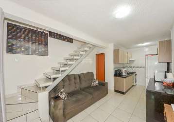 Casa com 2 quartos à venda na rua ary taborda, 255, ganchinho, curitiba, 46 m2 por r$ 200.000