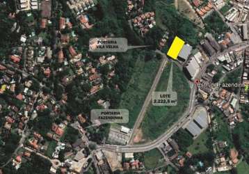 Área à venda, 2222 m² por r$ 1.650.000,00 - jardim ana estela - carapicuíba/sp