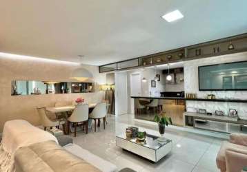 Vende-se luxuoso apartamento de alto padrão na peninsula - 4 suítes - 165m² - nascente - fino acaba