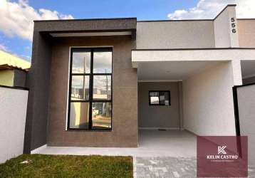 Casa com 3 dormitórios à venda, 101 m² por r$ 619.000,00 - cruzeiro - são josé dos pinhais/pr