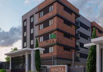 Apartamento com 2 dormitórios à venda, 58 m² por r$ 315.000,00 - jardim paulista - campina grande do sul/pr