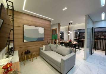 Apartamento com 2 dormitórios à venda, 49 m² por r$ 387.990,00 - lindóia - curitiba/pr