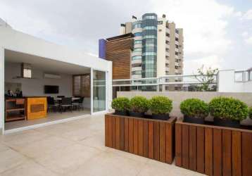 Cobertura com 3 dormitórios para alugar, 373 m² por r$ 15.000,00/mês - real parque - são paulo/sp