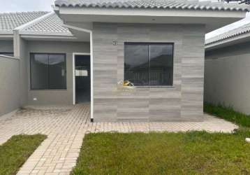 Casa com 3 quartos à venda na rua paulo bianco, 1, botiatuva, campo largo por r$ 420.000