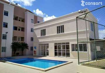 Apartamento com 2 dormitórios à venda, 43 m² por r$ 210.000,00 - santa mônica - feira de santana/ba
