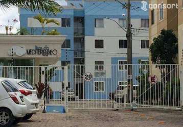 Apartamento com 2 dormitórios à venda, 54 m² por r$ 175.000,00 - sim - feira de santana/ba