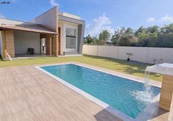Casa em Condomínio para Venda em Camaçari, Guarajuba, 4 dormitórios, 3 suítes, 3 banheiros, 2 vagas