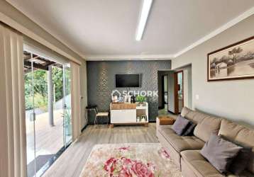 Casa com 2 dormitórios à venda, 130 m² por r$ 450.000,00 - tapajós - indaial/sc