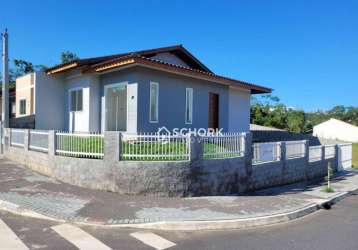Casa com 2 dormitórios à venda, 50 m² por r$ 270.000,00 - joão paulo ii - indaial/sc