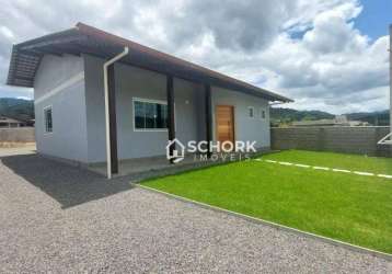 Casa com 2 dormitórios à venda, 120 m² por r$ 450.000,00 - vila nova - ascurra/sc