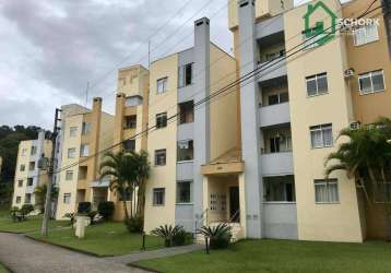 Apartamento com 2 dormitórios à venda, 77 m² por r$ 270.000 - água verde - blumenau/sc - residencial cancun