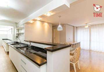 Apartamento com 3 dormitórios para alugar, 81 m² por r$ 3.938,00/mês - cabral - curitiba/pr