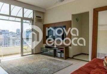 Apartamento com 2 quartos à venda na praça cardeal arcoverde, copacabana, rio de janeiro, 140 m2 por r$ 1.720.000
