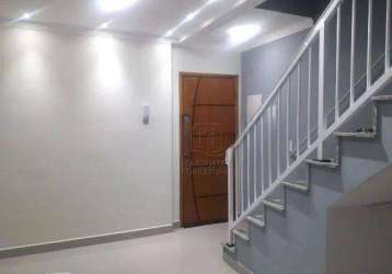 Cobertura com 2 dormitórios à venda, 110 m² por r$ 521.000,00 - vila curuçá - santo andré/sp