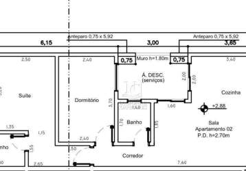 Cobertura com 2 dormitórios à venda, 100 m² por r$ 422.000,00 - vila humaitá - santo andré/sp