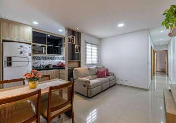 Cobertura com 3 dormitórios à venda, 64+64m², 2 vagas por r$ 630.000 - utinga - santo andré/sp