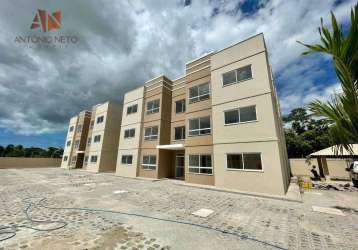 Apartamento com 2 dormitórios à venda, 46 m² por r$ 152.000,00 - precabura - eusébio/ce