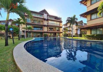 Apartamento duplex à venda, 163 m² por r$ 1.800.000,00 - aquiraz riviera - aquiraz/ce