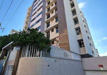 Apartamento com 3 dormitórios, 111 m² - venda por r$ 420.000,00 ou aluguel por r$ 3.128,56/mês - aldeota - fortaleza/ce